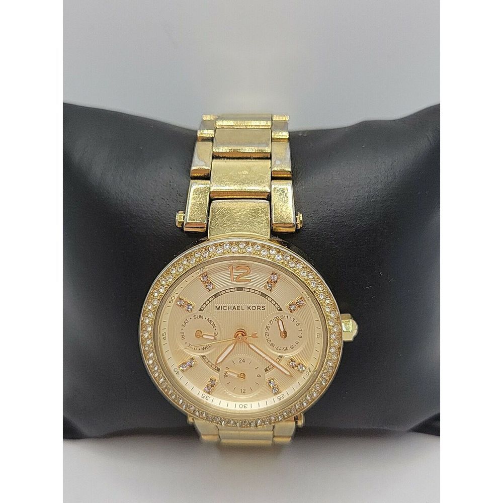Michael Kors Mini Parker MK6056 Women Stainless Steel Analog Dial Watch AM149